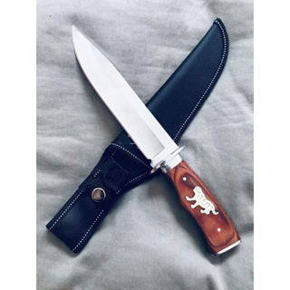 Faca De Pesca Churrasco Luxo Fulltang Inox Sa47 Tigar Momo em Oferta na Shopee