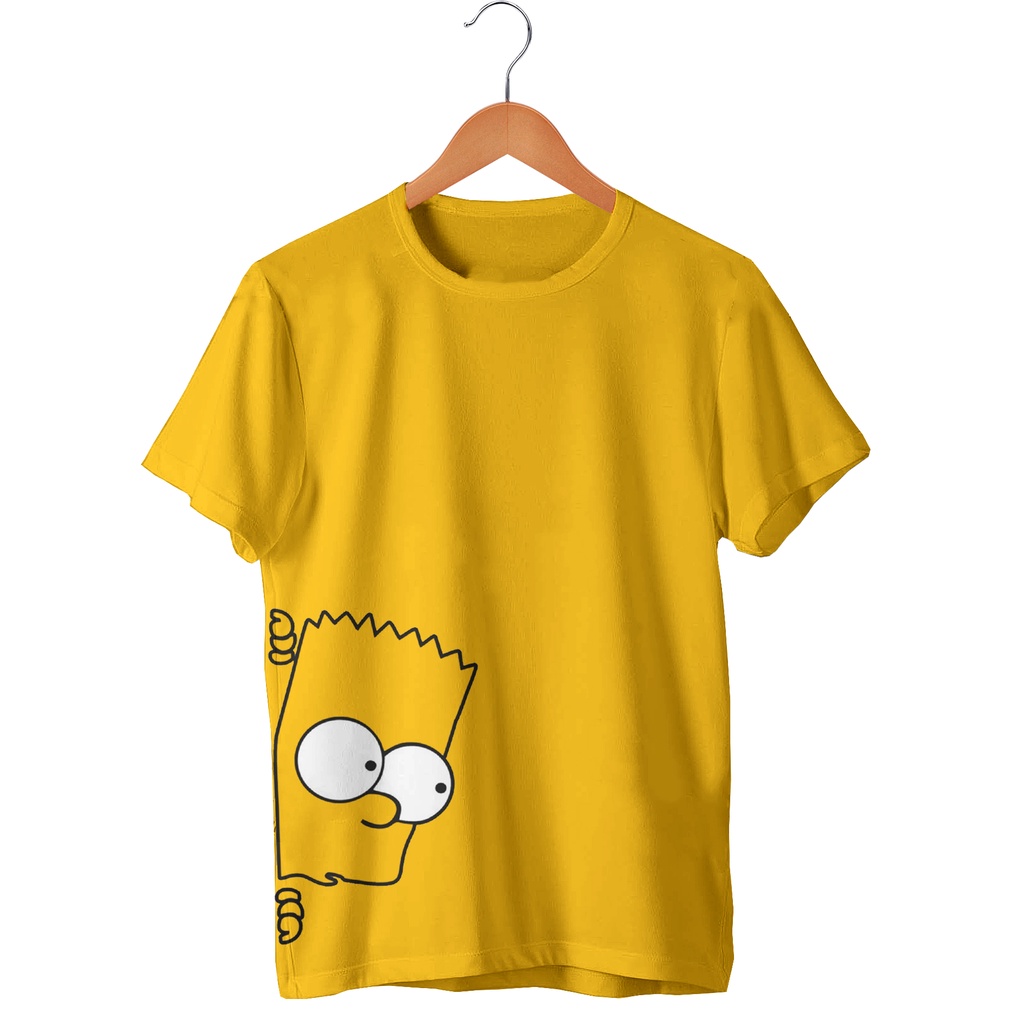 Camiseta Camisa Bart Simpson Desenho Anime Lateral Shopee Brasil 9857