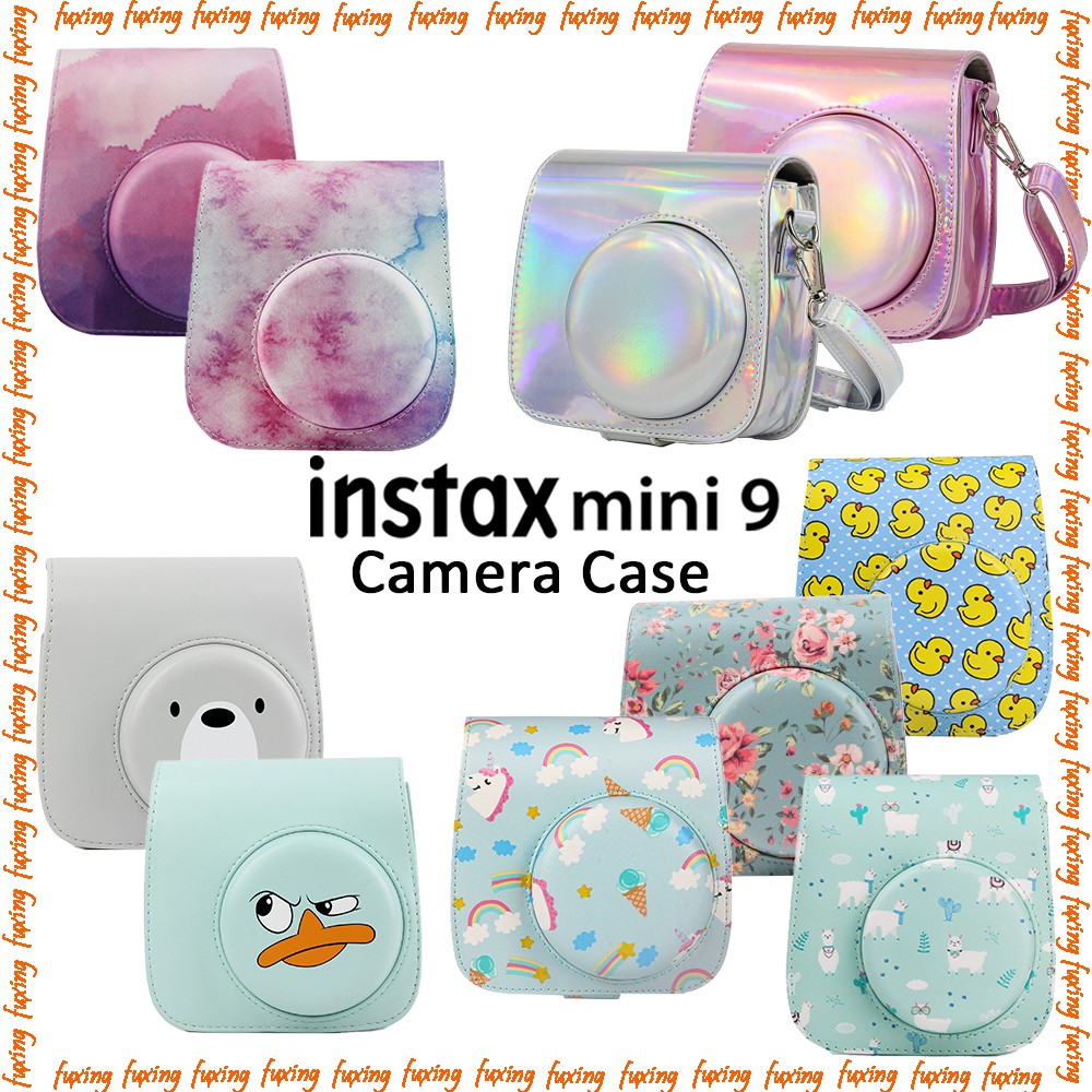 Para Fujifilm Instax Mini 8 9 Instant Camera Case Capa Bag Shell