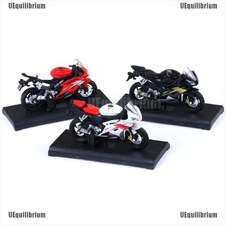 Uequilibrium Lançamento 1: 18 Yamaha Yzf-R6 Azul Da Motocicleta Da Bicicleta Modelo Miniatura Brinquedo