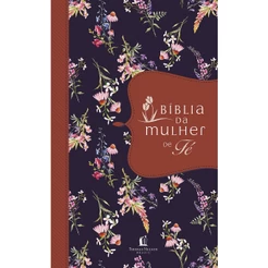 Bíblia da Mulher de Fé | NVI | Tecido Florido