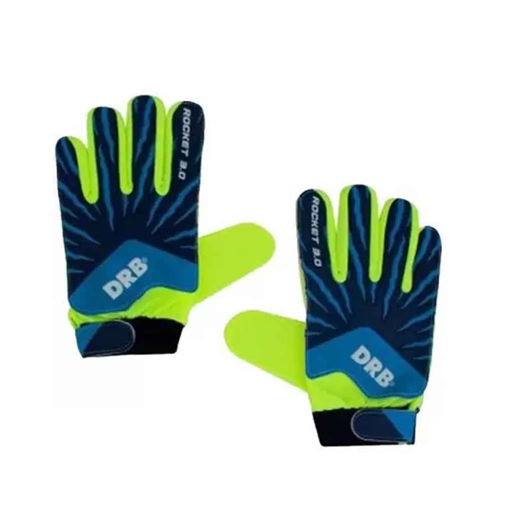 Luva de Goleiro Infantil Rocket 3.0 DRB Amarelo/Azul