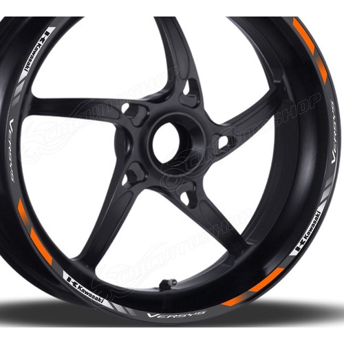 Friso Adesivo Refletivo D7 Roda Moto Kawasaki Versys 1000