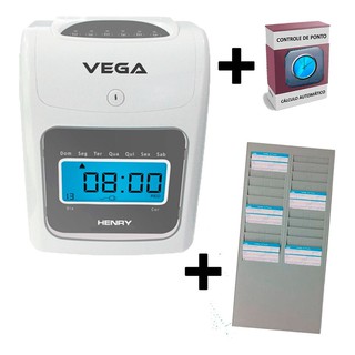 Kit Relogio De Ponto Uberlandia  Henry Vega + Chapeira Nf