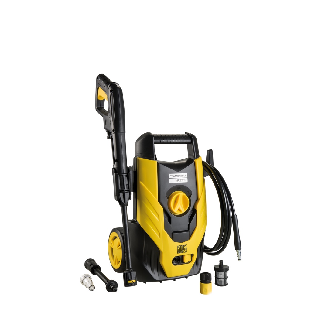 Lavadora de Alta Pressão 1200 W Tramontina para Uso Eventual com Mangueira Alta Pressão 3 m Jato Regulável 1500 psi 127 V
