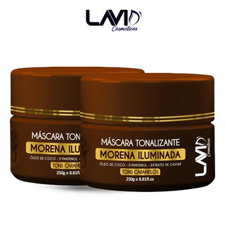 Kir 2 Tonalizante Moena Iluminada 250g LAVID em Oferta na Shopee