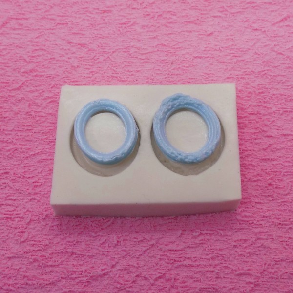 Molde De Silicone Moldura Redonda Mini Lola Molde Para Confeitaria Molde Para Biscuit 219