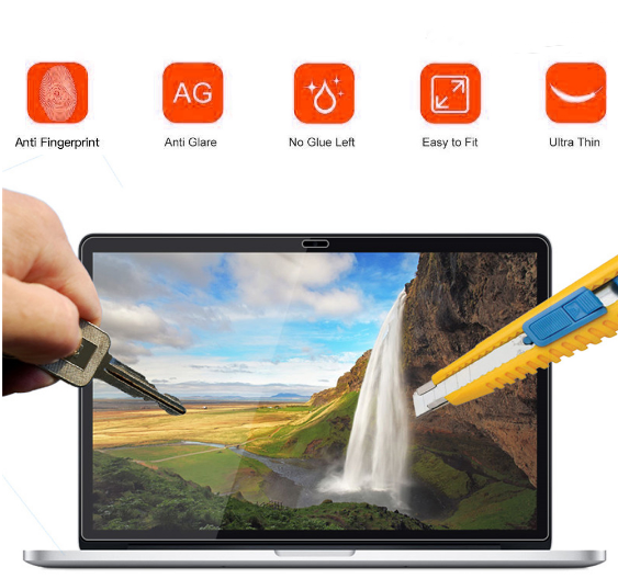 Protetor De Tela HD Transparente Para Apple Macbook Air pro 14 A2442 16 A2485 Retina 11 12 13 15 16 Barra De Toque A1932 A1466 A2159 A2141 A2289 A2338 A2681 M2/M1