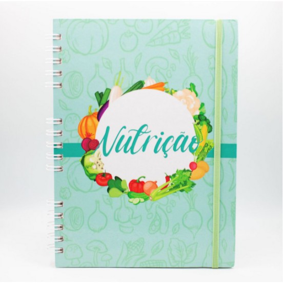 Caderno Profissão Nutrição/Capa Colorida.
