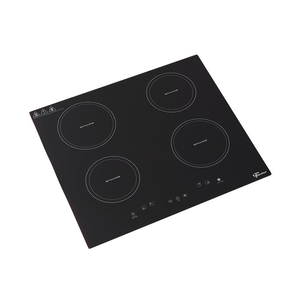 Cooktop Indução 4 Bocas Fischer Display Digital Touch Screen 220v