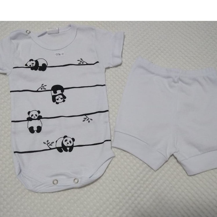 Conjunto Body para bebê de ribana fio penteado Roupa Infantil para menino |  Shopee Brasil