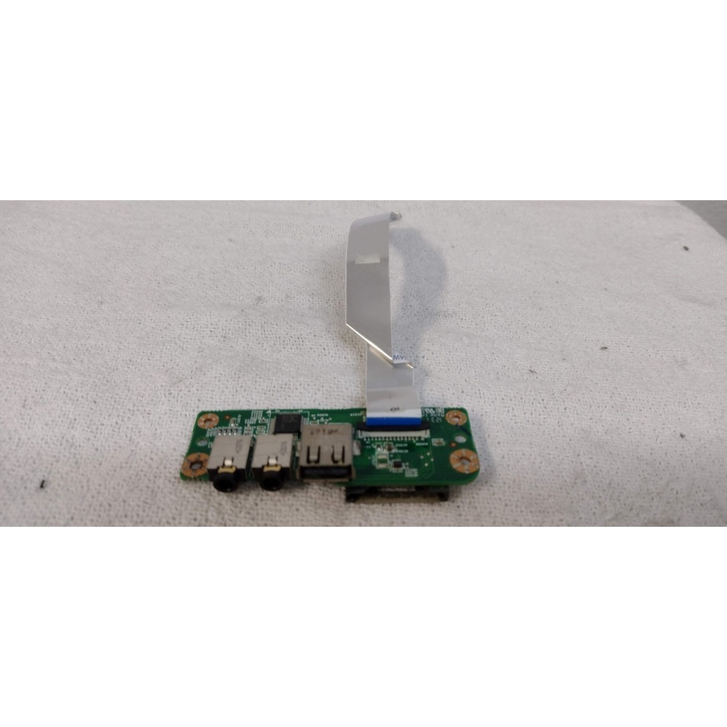 Placa Saída Usb E Áudio Do Notebook Qbex Vb40ri9
