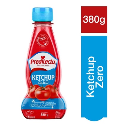 Ketchup Predilecta Zero Bisnaga 380G