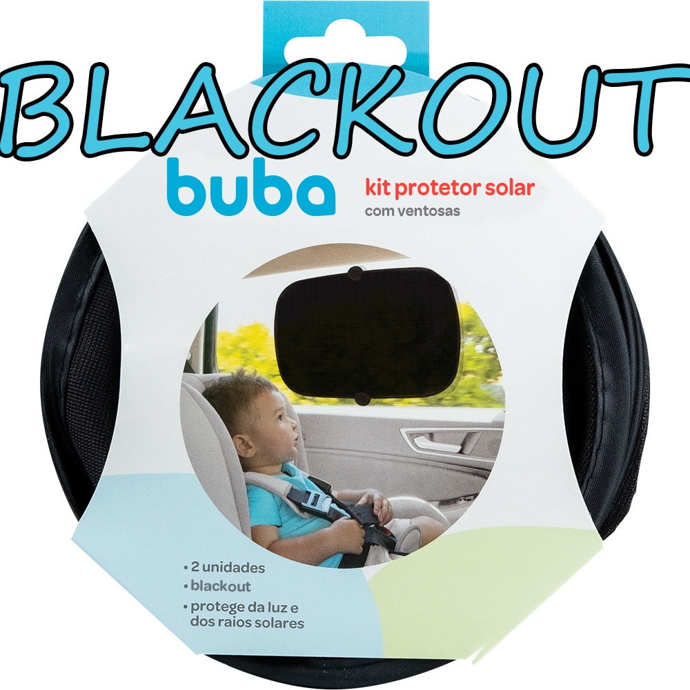 Protetor Solar Blackout Carro Bebe Proteção Com Ventosa Buba em Oferta na Shopee