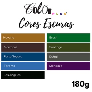 Papel Color Plus 180g Cores Escuras 9 Fls A4 Los Angeles Preto Marrocos Marrom Dubai etc