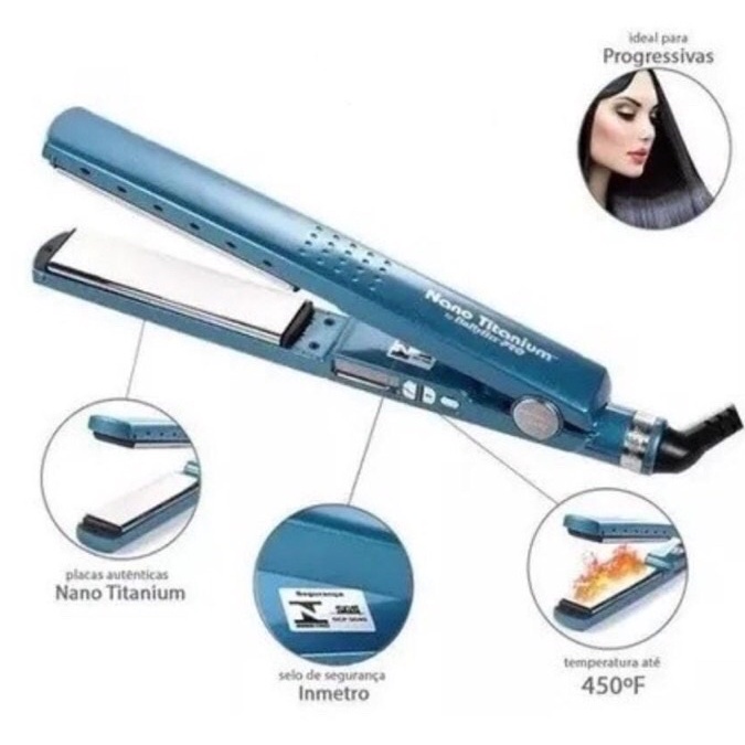Chapinha de Cabelo Profissional 450 Graus Progressiva Baby Liss ...
