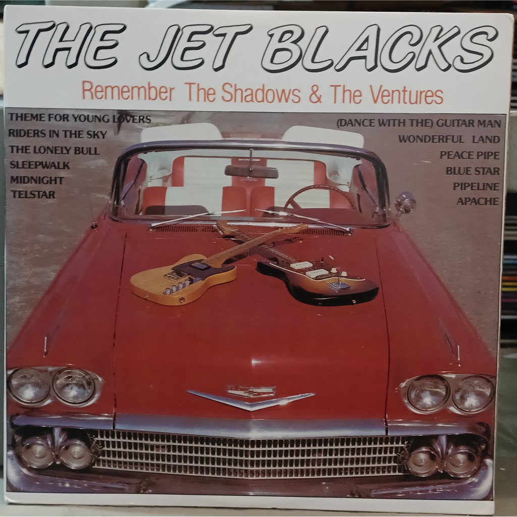 LP Disco De Vinil The Jet Blacks - Remember The Shadows & The Ventures - LP Ótimo Capa Excelente Ler Descrição
