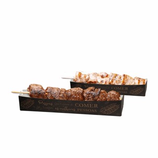 100 - Embalagem Para Espetinho Delivery - Al-e01 em Oferta na Shopee