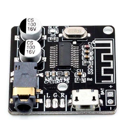 Mini Módulo Placa Receptor Bluetooth 5.0 Áudio MP3 - Eletrônica Componentes Eletrônicos Arduino