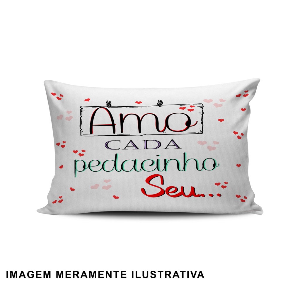 Almofada pequena Dia dos Namorados 20X27cm Perfeitas para montar kits e cestas do dia dos namorados