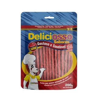 Petisco Delicioso Sabor Carne 200g