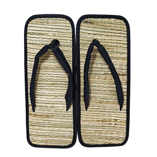 Chinelo De Palha Japonês Zori Conforto P Pés Tipo Quadrado