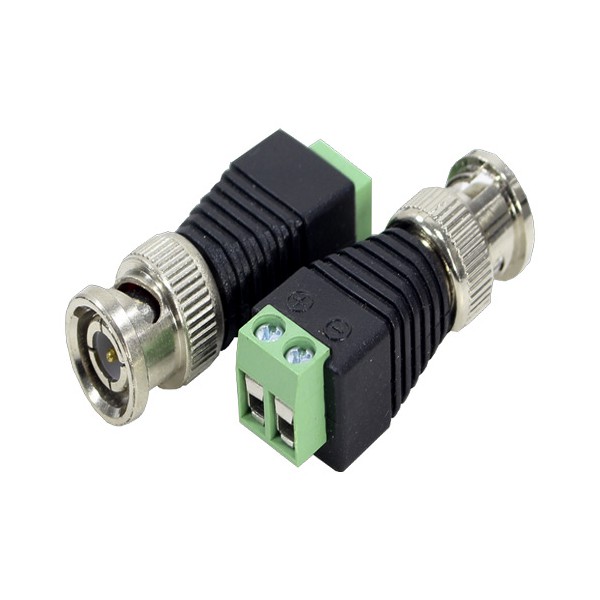 1x unidade do Conector BNC Macho de Parafuso. Adaptador Borne KRE 2 Vias X Plug BNC Macho