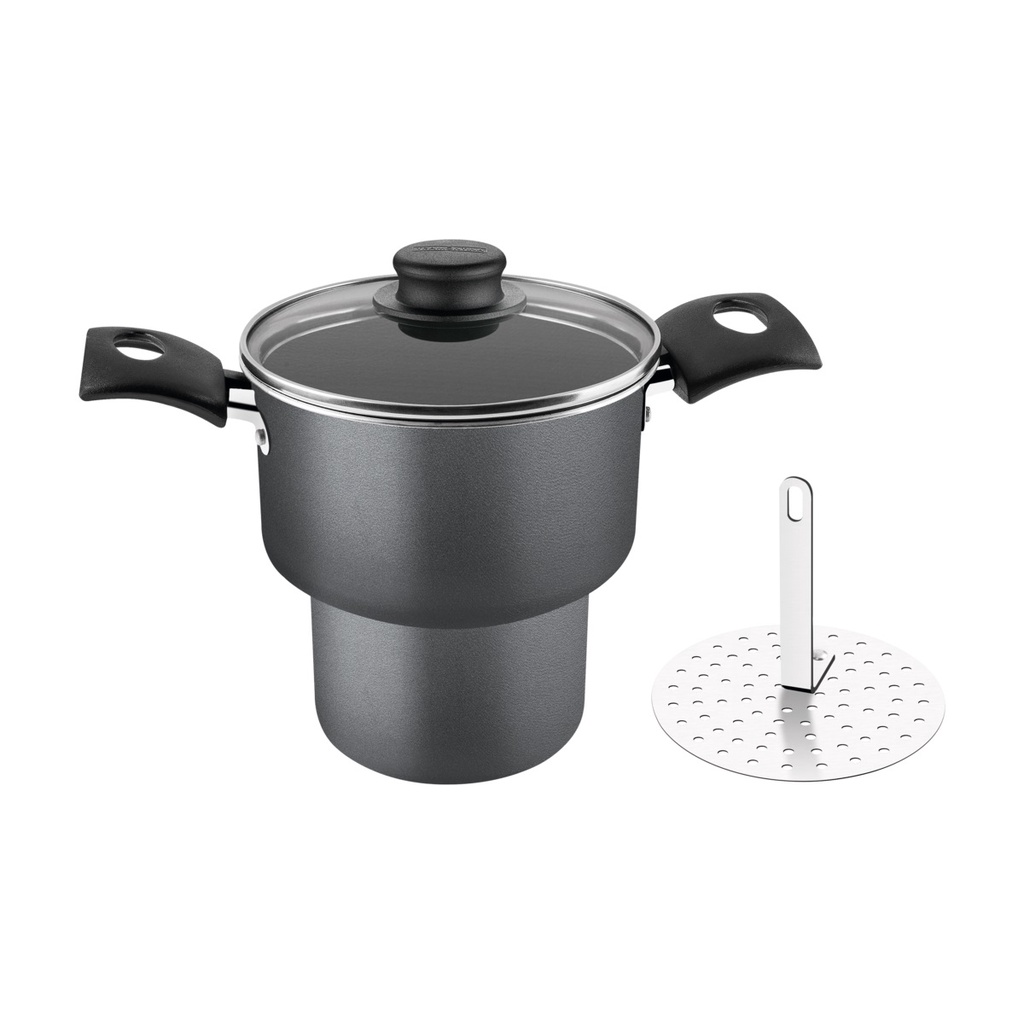 Cuscuzeira Tramontina Turim Alumínio Starflon Chumbo 14cm em Oferta na Shopee