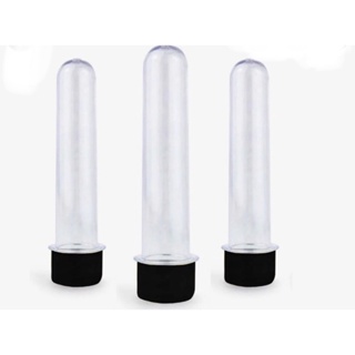 10 Tubete Lembrancinha Aniversário Casamento Porta Tempero em Acrilico Tampa Preta 13cm Pacote 10 Pç em Oferta na Shopee