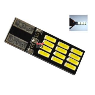 Kit 10 Lampada T10 Cambus 24 Led Canceller Cach W5w Branco 12v em Oferta na Shopee