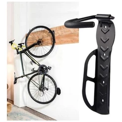 GANCHO DE PAREDE PARA BIKE COM APOIO – SUPORTE PARA PENDURAR BICICLETA