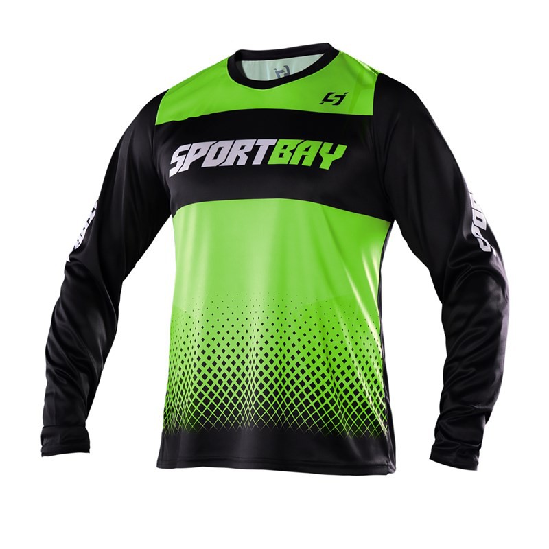 Camisa Motocross Verde Off Road Trilha Enduro Sportbay Oficial em Oferta na Shopee