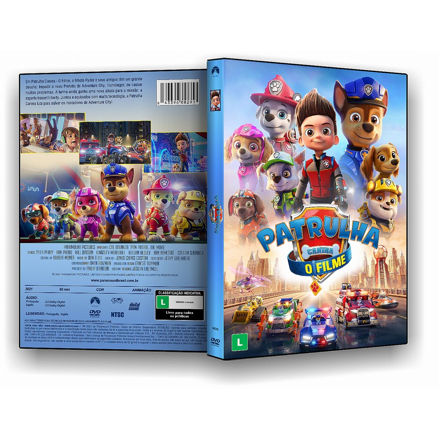 Dvd Patrulha Canina: O Filme (dublado E Legendado)