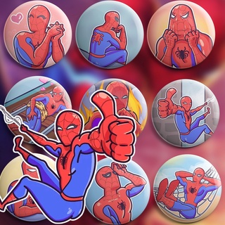 Bottons Homem Aranha - broche alfinete boton bottom button pin