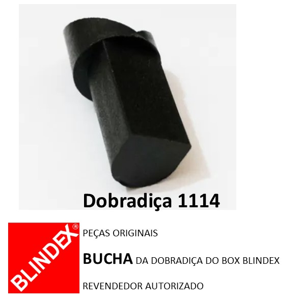 Bucha De Nylon P/ Reposição De Dobradiça De Box (1114) 4 Un.