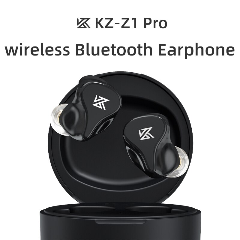 Kz Z1 Pro Tws Bluetooth 5.2 Verdadeiro Ipx6 Fones De Ouvido 脌 Prova D '脕gua Fones De Ouvido Sem Fio Z1Pro Touch Control Com Cancelamento De Ru铆do Esporte Headset