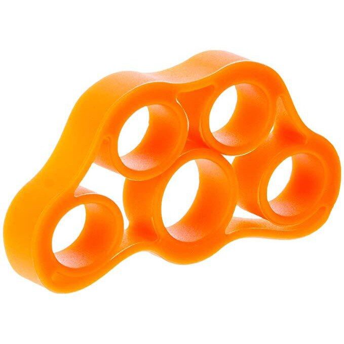 Extensor Elástico Fortalecimento Dedos Fisioterapia  - 3KG  Leve Laranja