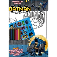 Batman - Colorindo com Adesivos