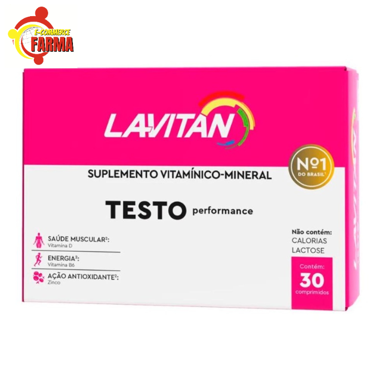 Lavitan Testo Performance Feminino 30 Comprimidos