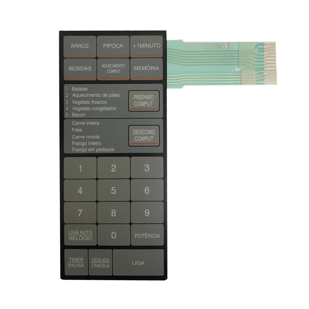 MEMBRANA COMPATIVEL MICROONDAS SHARP RB 4A43 - RB4A43