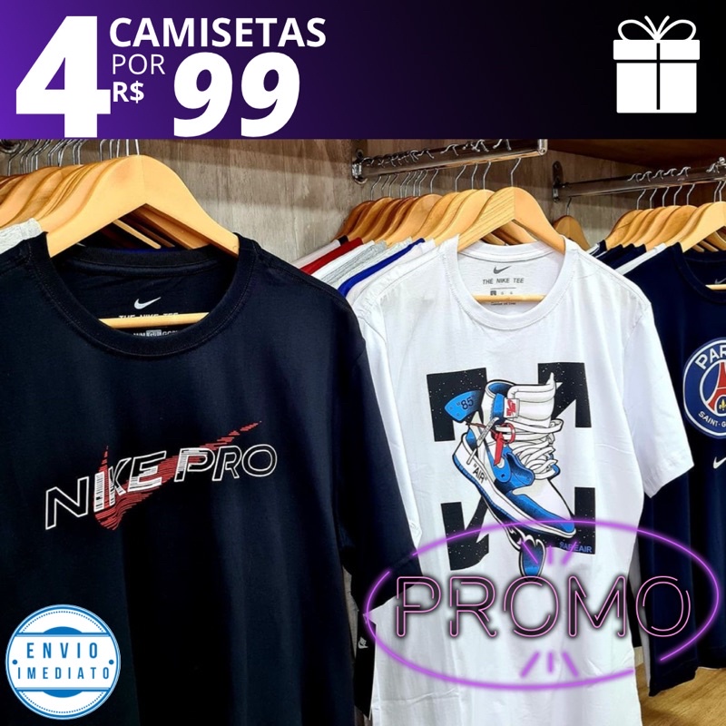 Revenda camisetas cheap marcas famosas