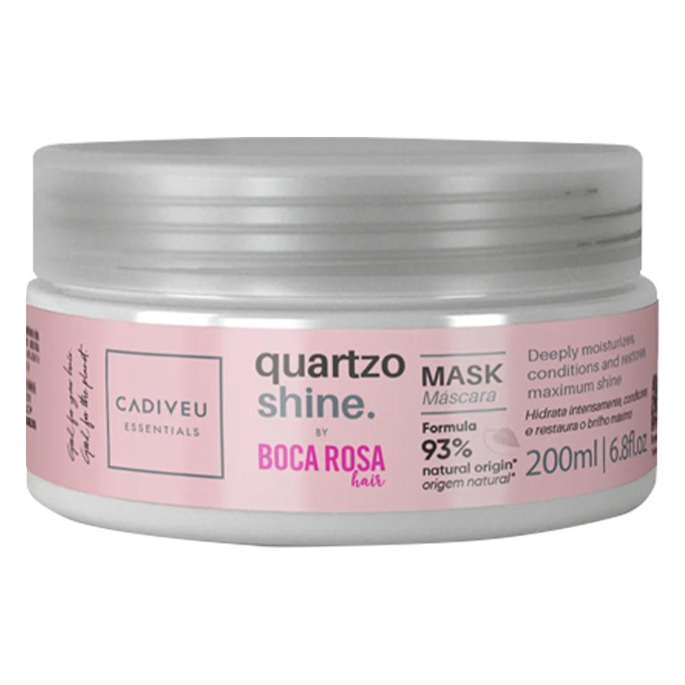 Cadiveu Essentials Boca Rosa Quartzo Shine Máscara 200ml - Beauty