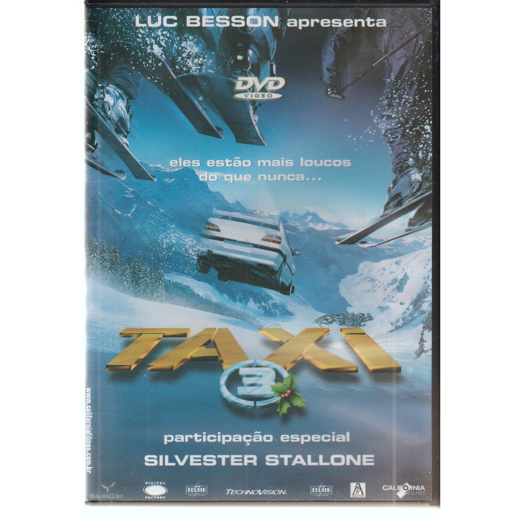Dvd Taxi 3 Luc Benson 2006 Bernard Farcy, Sylvester Stallone