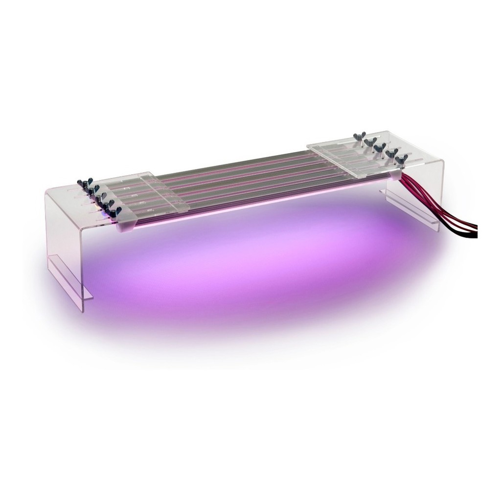 Luminária Led 05 Cores 54w Aquário Marinho 60cm Reef Corais