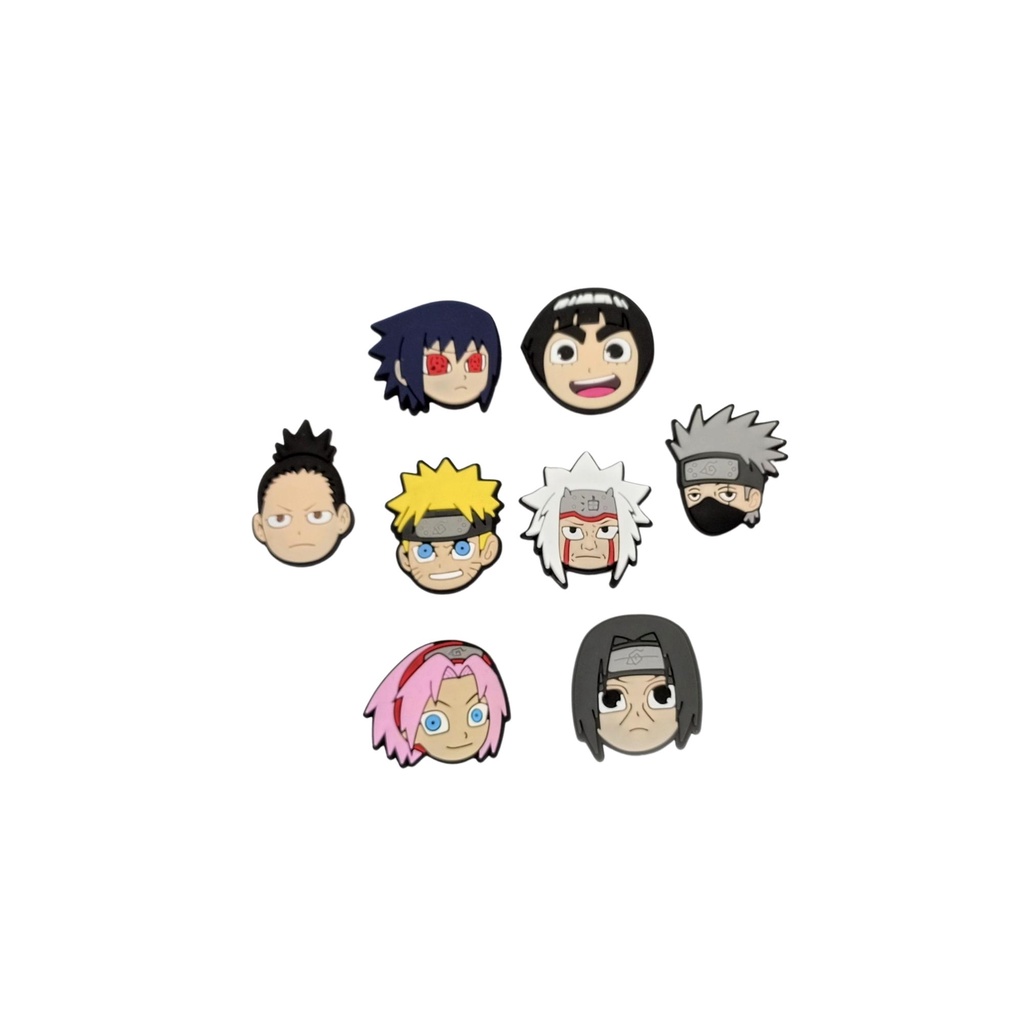 Pin para Crocs Naruto kit com 8 pins Shopee Brasil