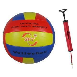 Bola De Volei Praia Quadra Campo Piscina + Bomba E Bico Envio Imediato