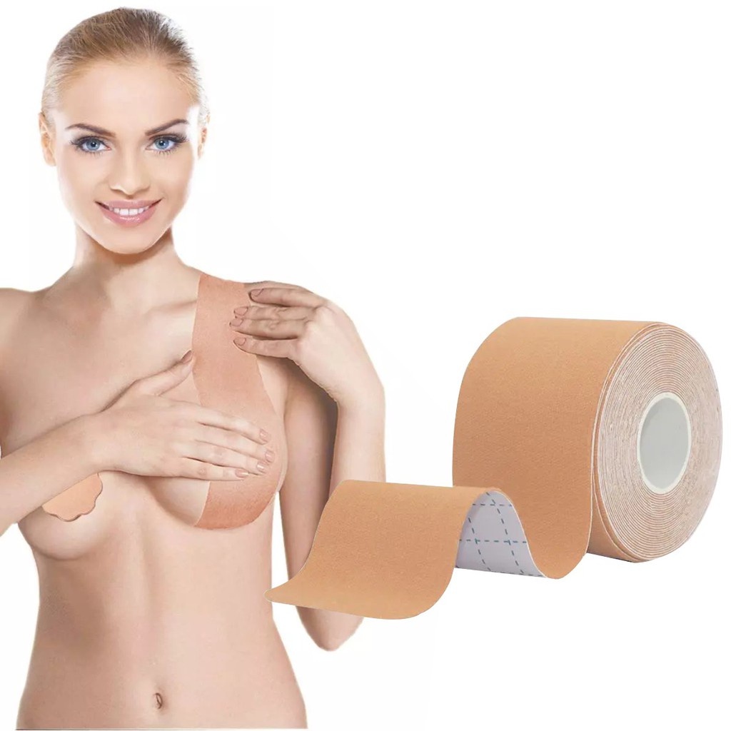 Sutiã Push Up Adesivo De Silicone Levanta Seio - Escorrega o Preço