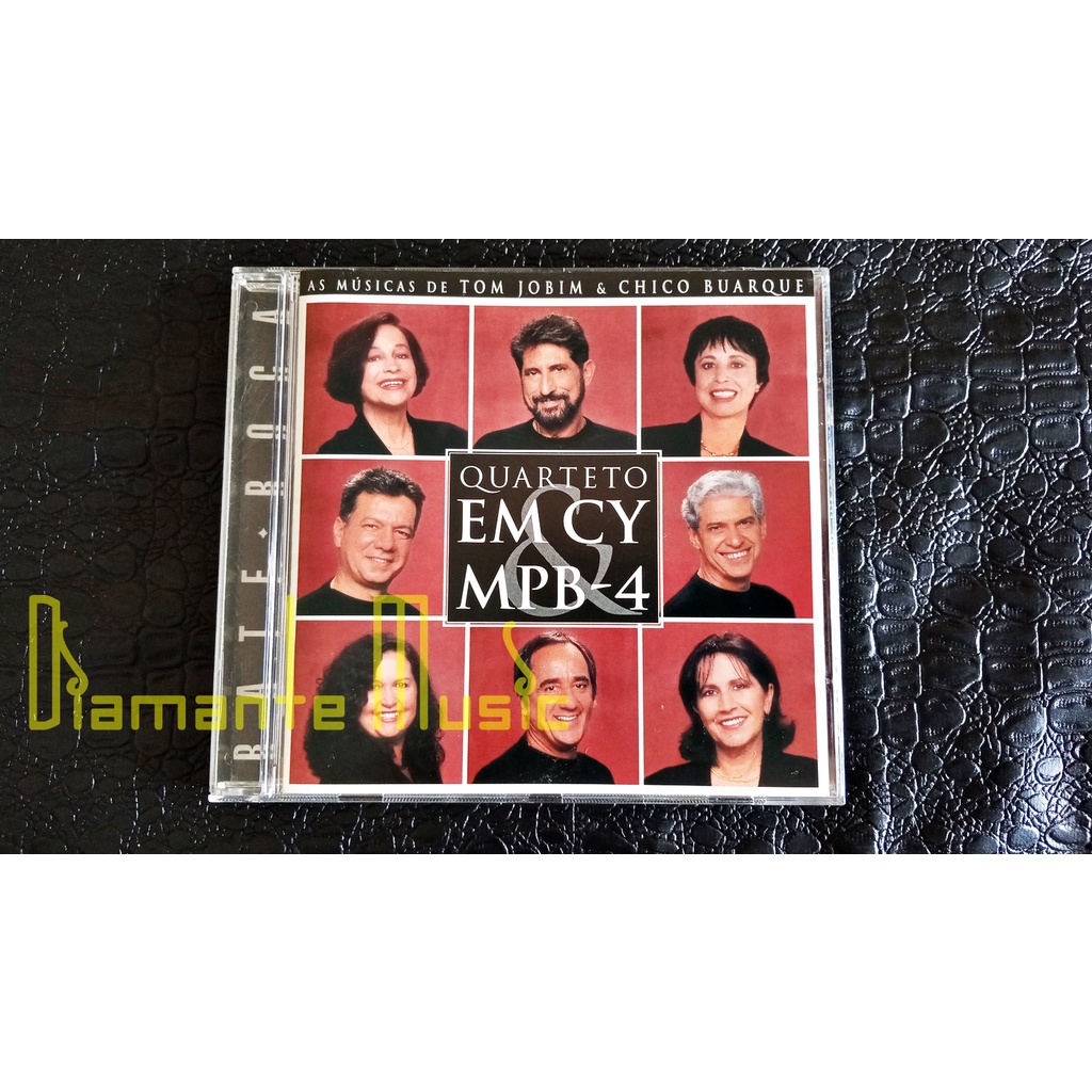Quarteto em CY & MPB-4 - As Músicas de Tom Jobim e Chico Buarque - CD EX+ Ref. 1621