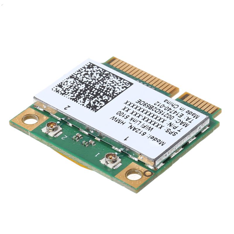 Play 300Mbps Dual Band Wireless Card for Intel Laptop Wifi 5100 512AN_HMW  Mini PCI-e Wlan Network Card 2.4G/5Ghz 802.11 a/g/n | Shopee Brasil