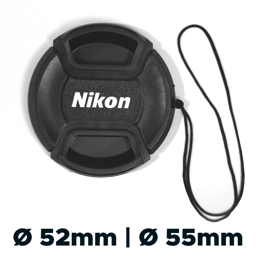 Tampa Para Lente Nikon Rosca De 52mm ou 55mm -Tampinha para lentes Nikon 52 mm 55mm